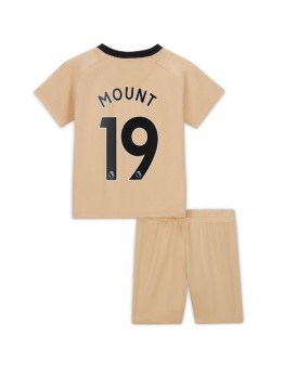 Chelsea Mason Mount #19 Ausweichtrikot für Kinder 2022-23 Kurzarm (+ Kurze Hosen)